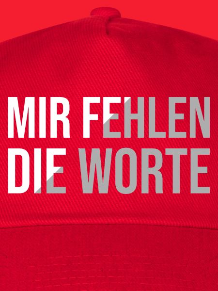 Mir fehlen die Worte