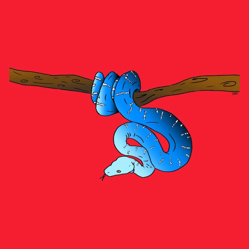 Serpent Bleu