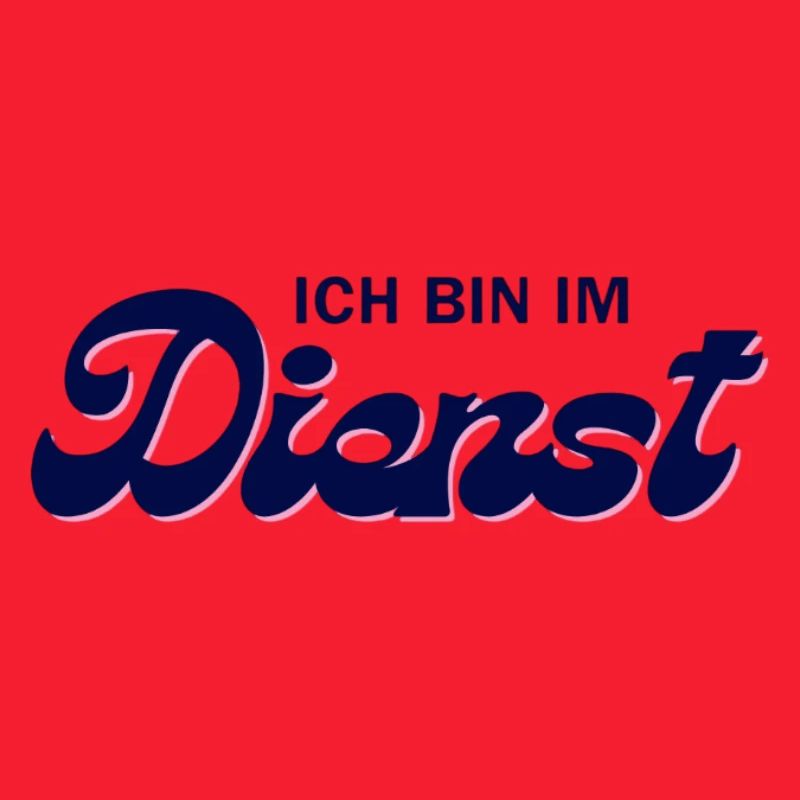 Ich bin im Dienst – Pink Script