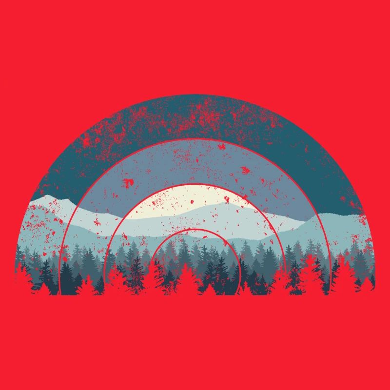 Blue Arc Forest Landschaft