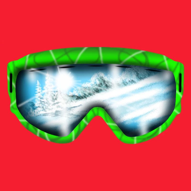 Gletscherblick Neon Goggle Design