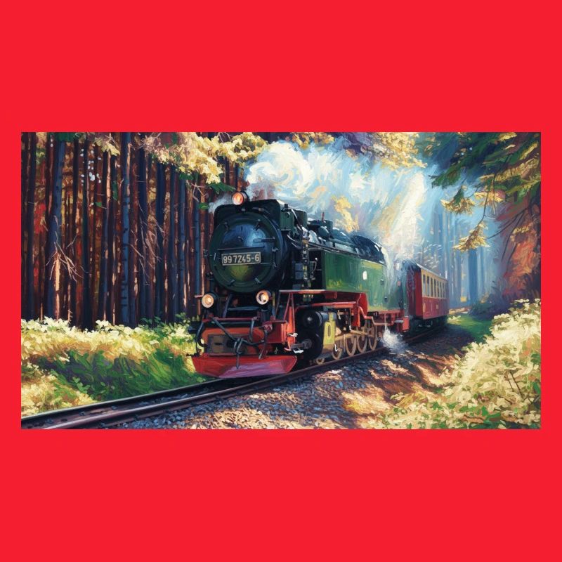 Brocken Wald Dampf