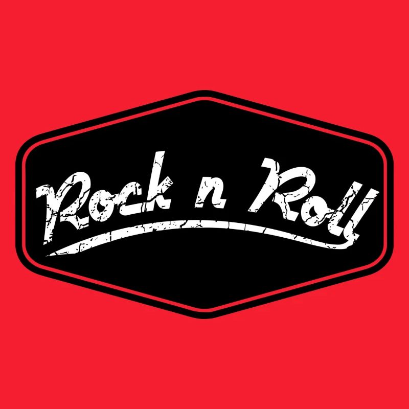 Rock n Roll Shield Shape