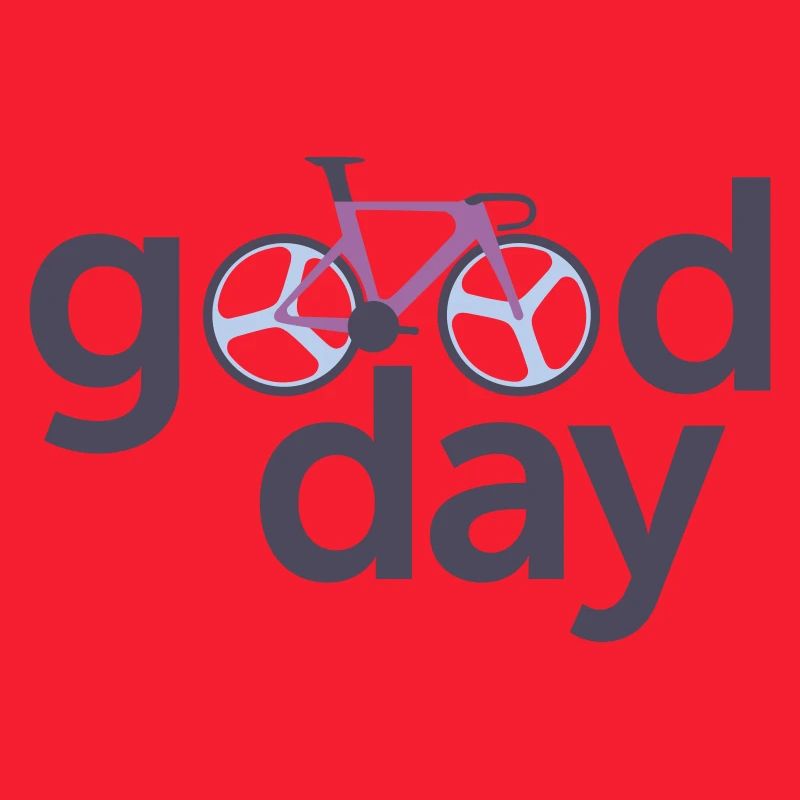 Logo typographique de la bicyclette Good Day