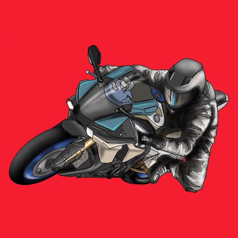 Adrénaline Conception de course de moto