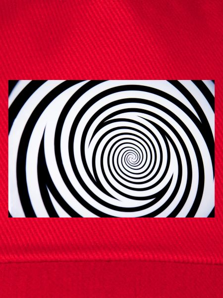Hypnotisches Spiralmonochrom
