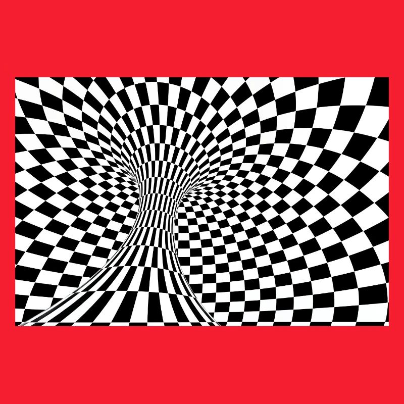 Checkerboard-Optiktunnel