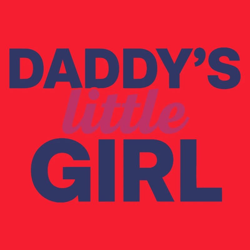 Fars lille pige søde datter-design