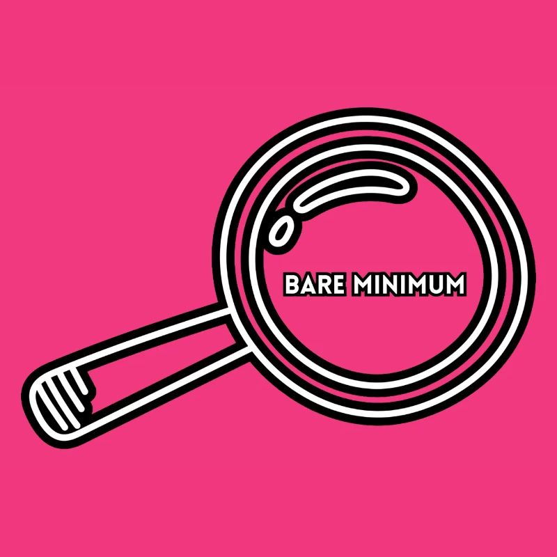 Bare Minimum Magnifying Glass Minimalist Design