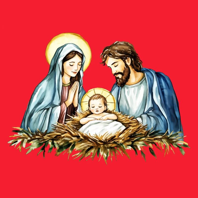 Pull de Noël Noël à la Crèche Jésus