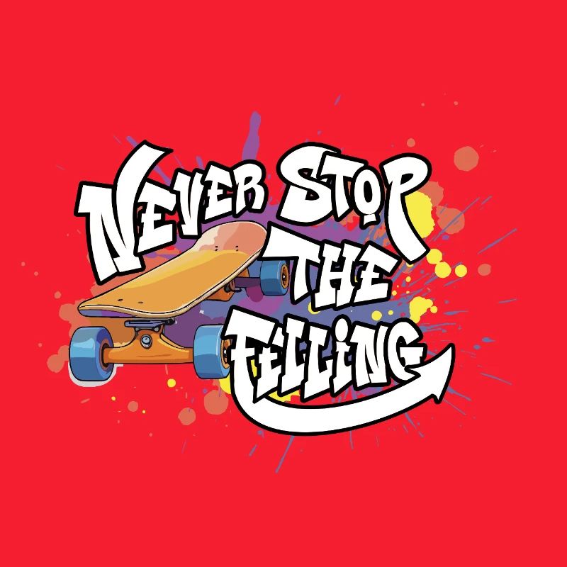Skateboard Graffiti Motivation Design