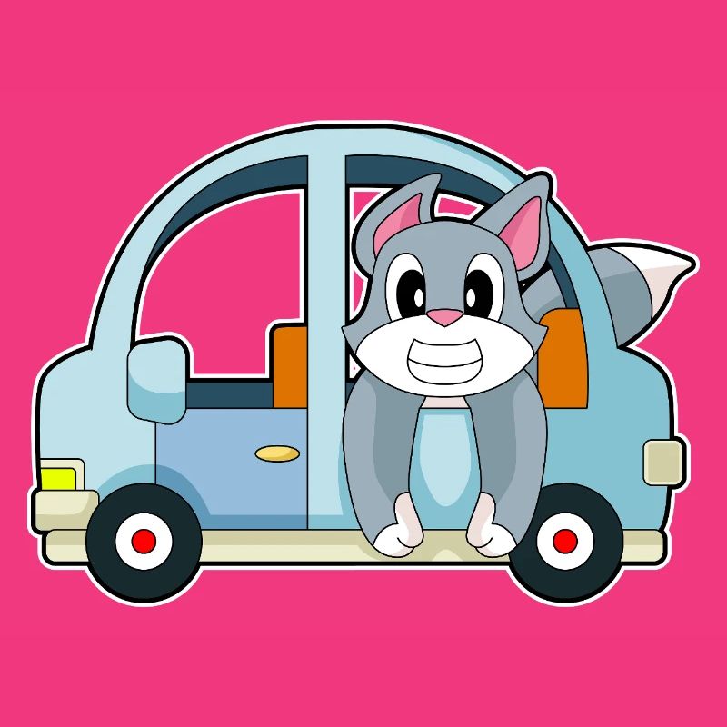 Katze Auto