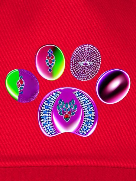 Neon Juwel Kreis Druck
