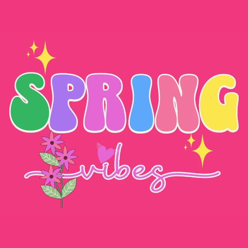 Spring Vibes: Colorful Blossoms, Spring
