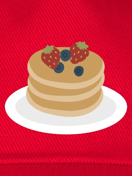 Beeren-Pfannkuchenstapel-Kunstwerk