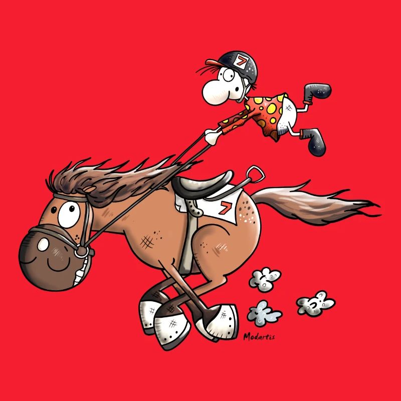 Cheval De Course Rapide