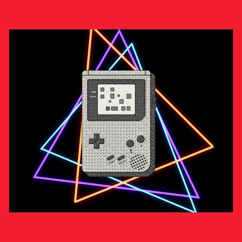 Retro Spielekonsole Neon 