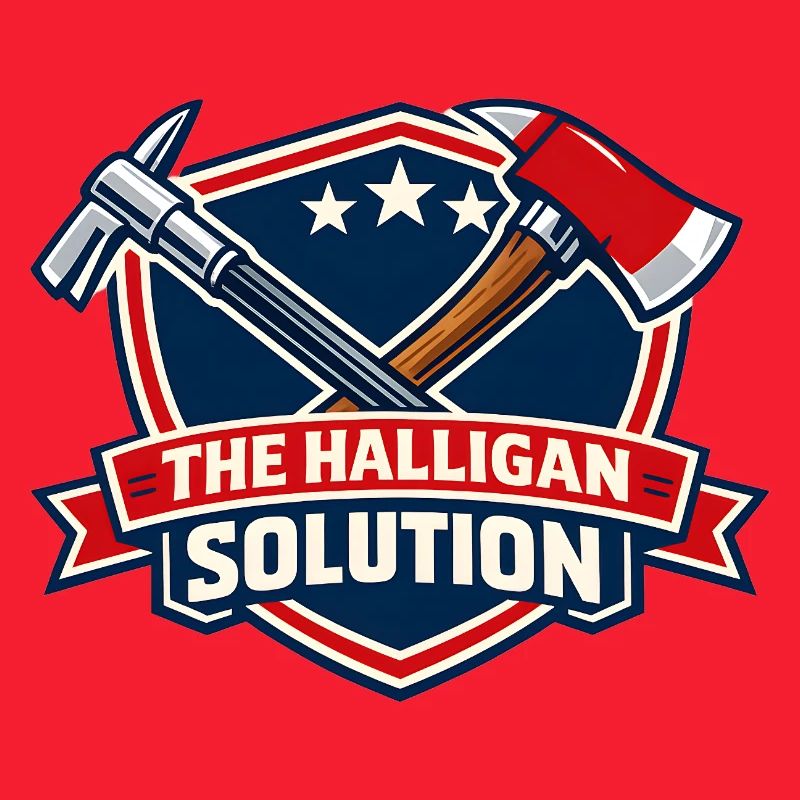 Halligan Solution Shield Graphic