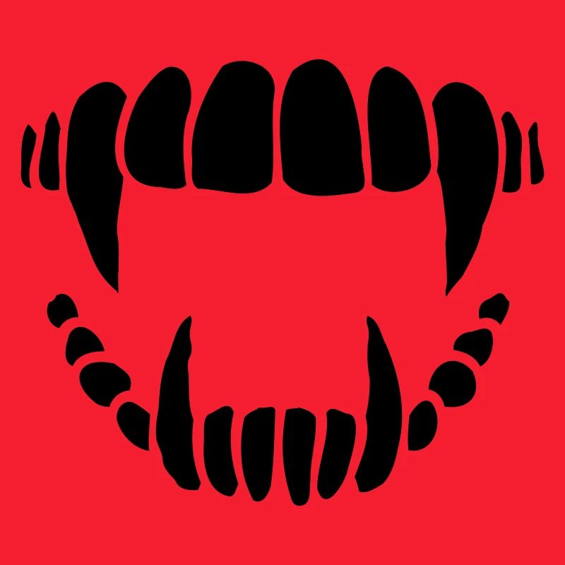Conception de dents de vampire
