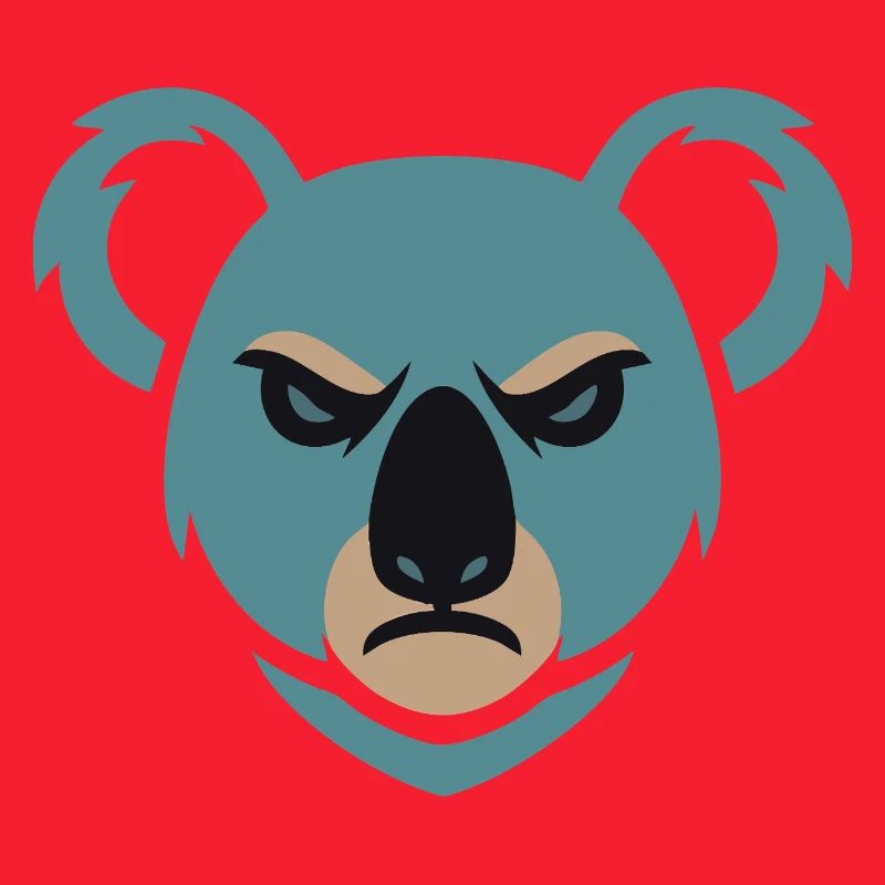 Wütender Koala