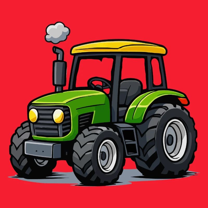 Traktor Trekker Cartoon