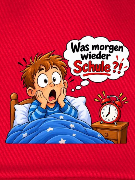 Schulstart Albtraum Cartoon