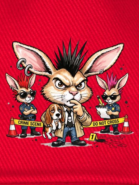 Bunny Punk Ermittler Trio