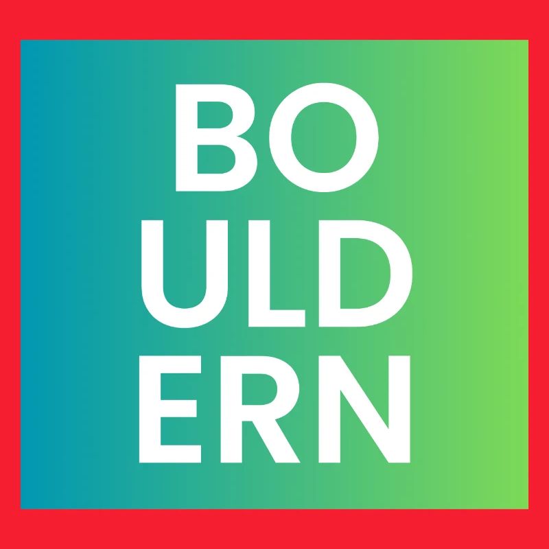 Bouldern Gradient Typo