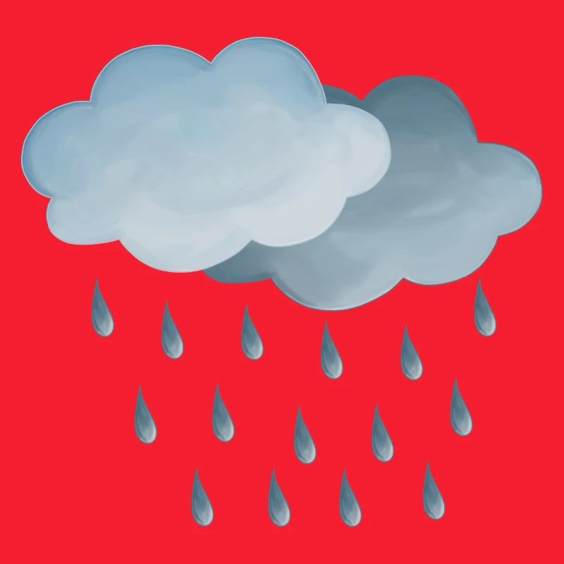 Weather Rain-Clouds Symbol