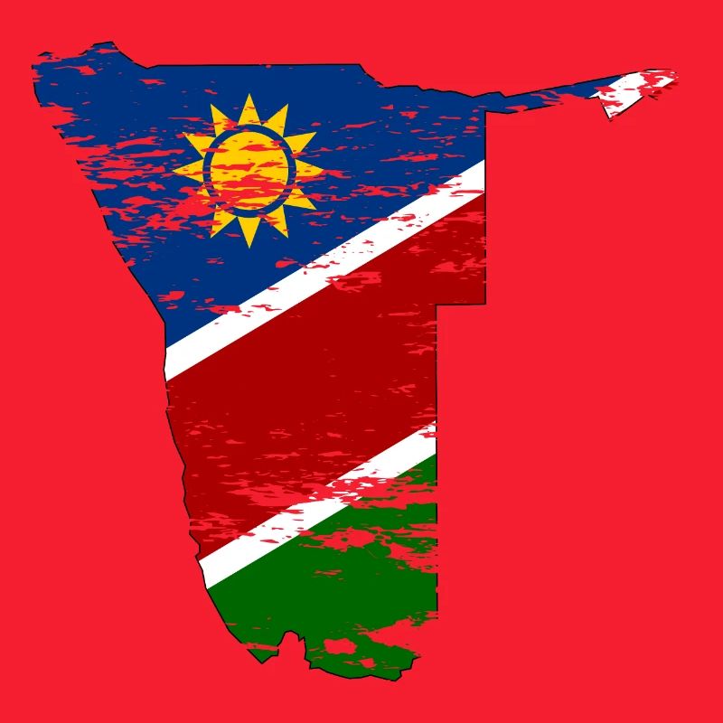 Namibia map used