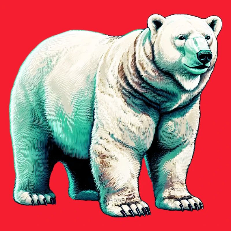 Weißer Eisbär