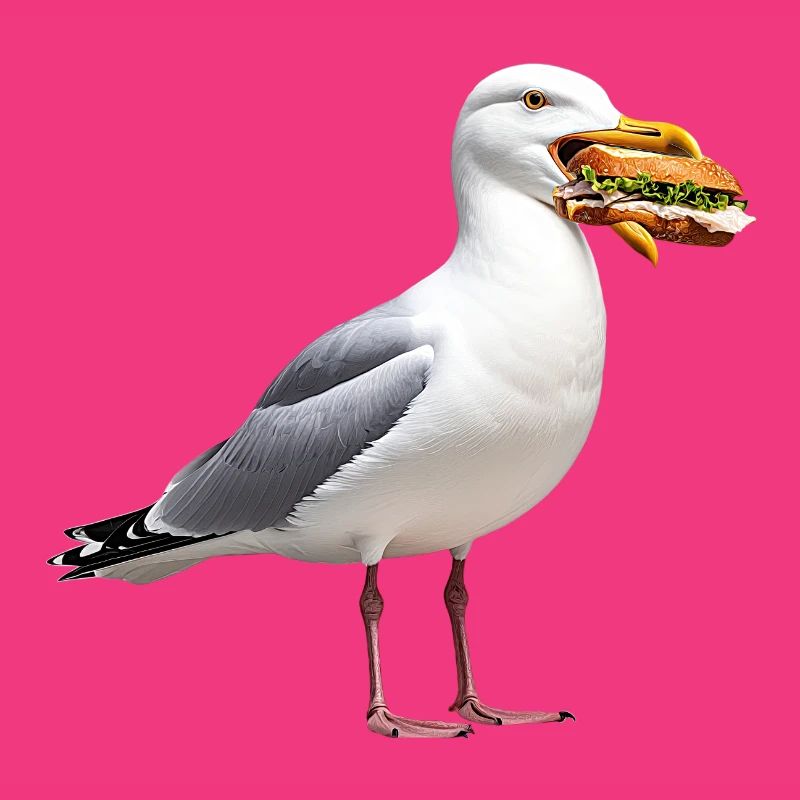 Silbermoewe-mit-Fischbroetchen