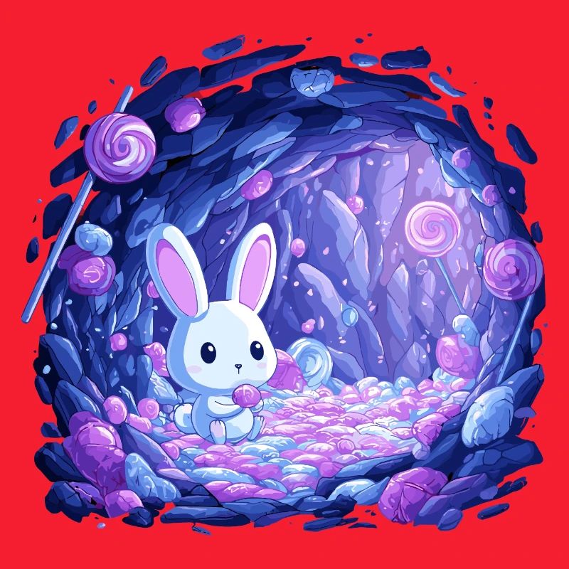 Sugar Cave Bunny in Candy Light