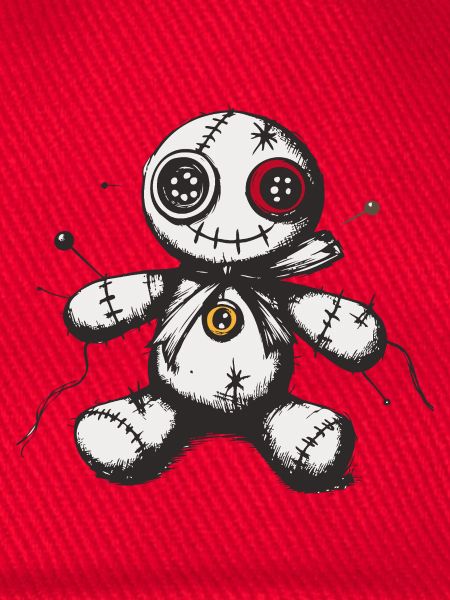 Genähte Voodoo Puppe