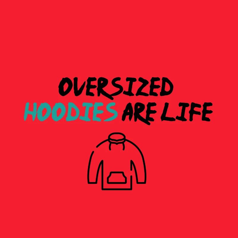 Oversized hoodies