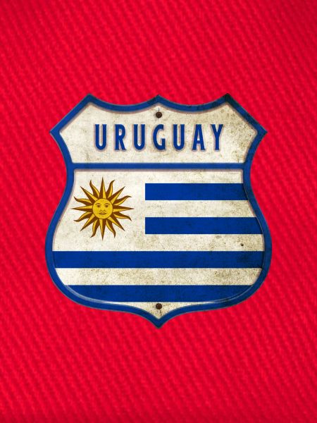 Uruguay Flaggen Wappen Design