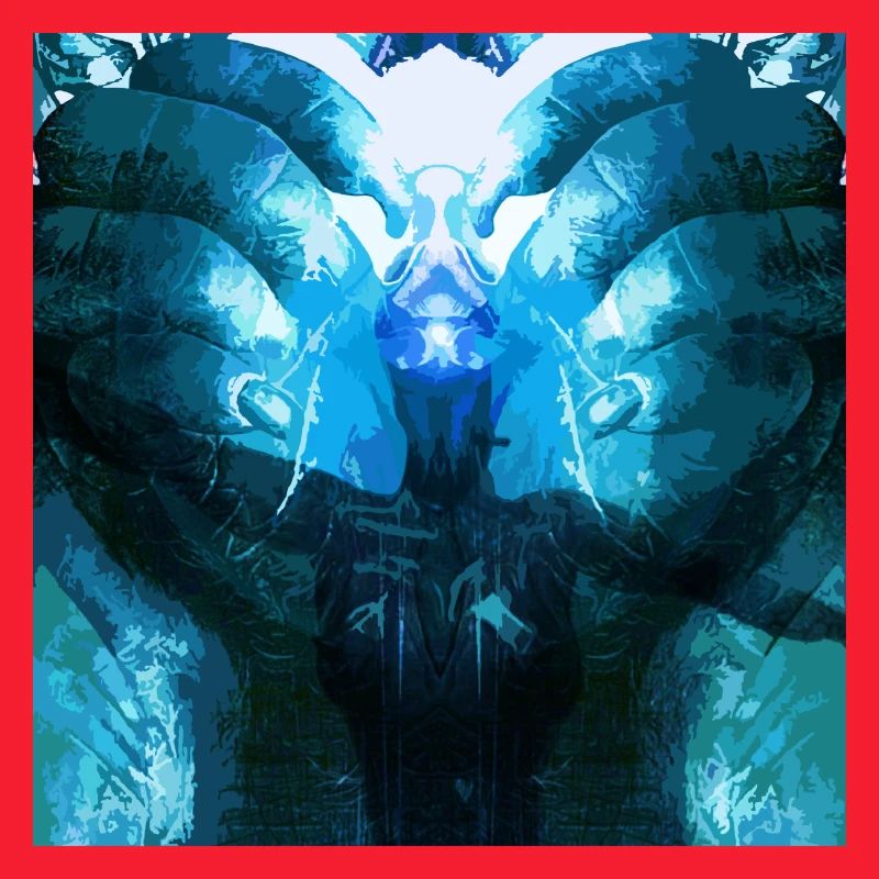 Reflective Deep Blue Creature