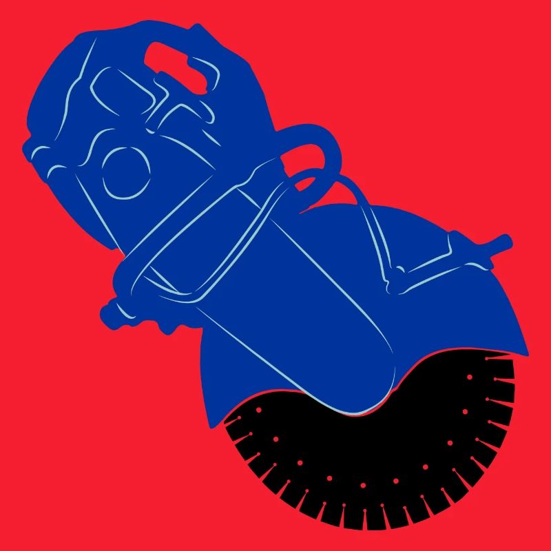 Pflastersteinsäge oder Steinsägemaschine