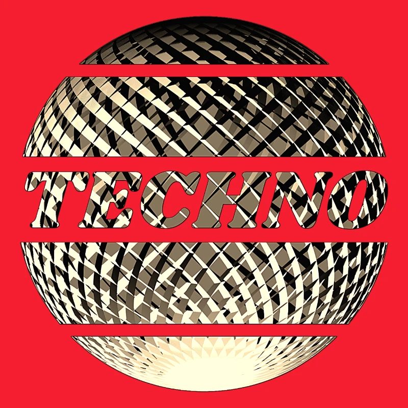 Boule techno disco or