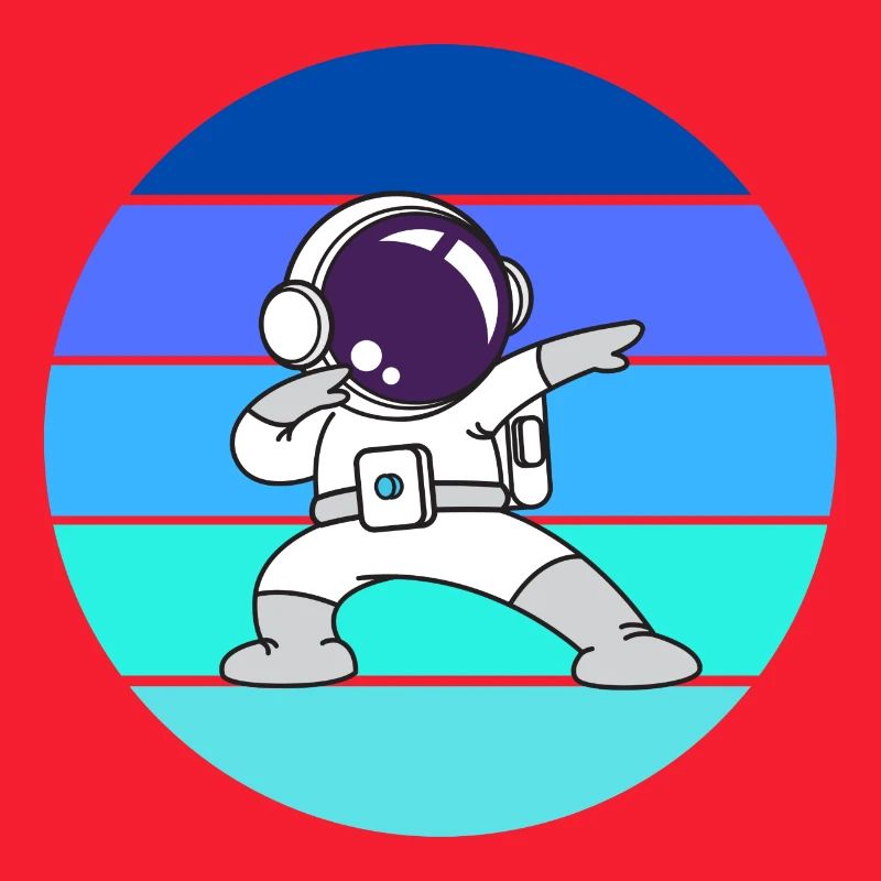 astronaute, spaceman, fusée