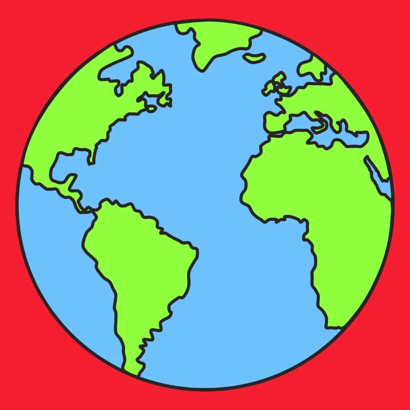 Planet Erde Erdkugel