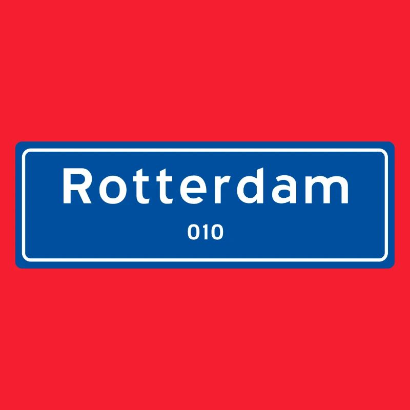 Rotterdam 010 Ortsschild