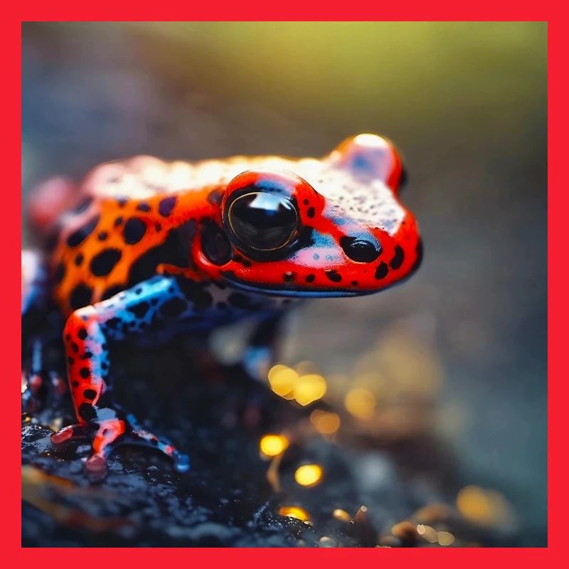 Bunter Frosch