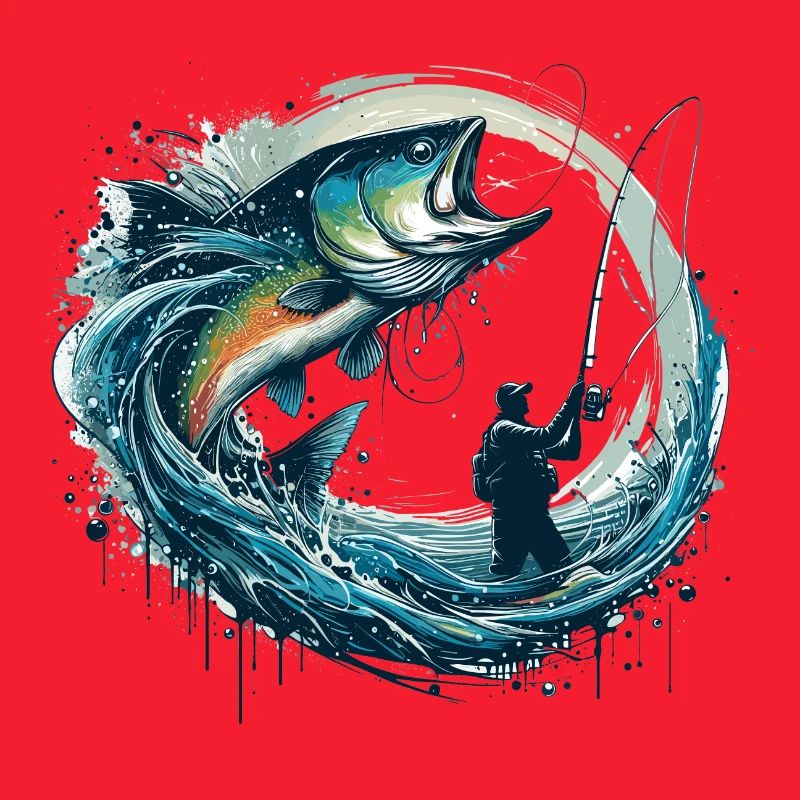Cadeau dynamique de pêche
