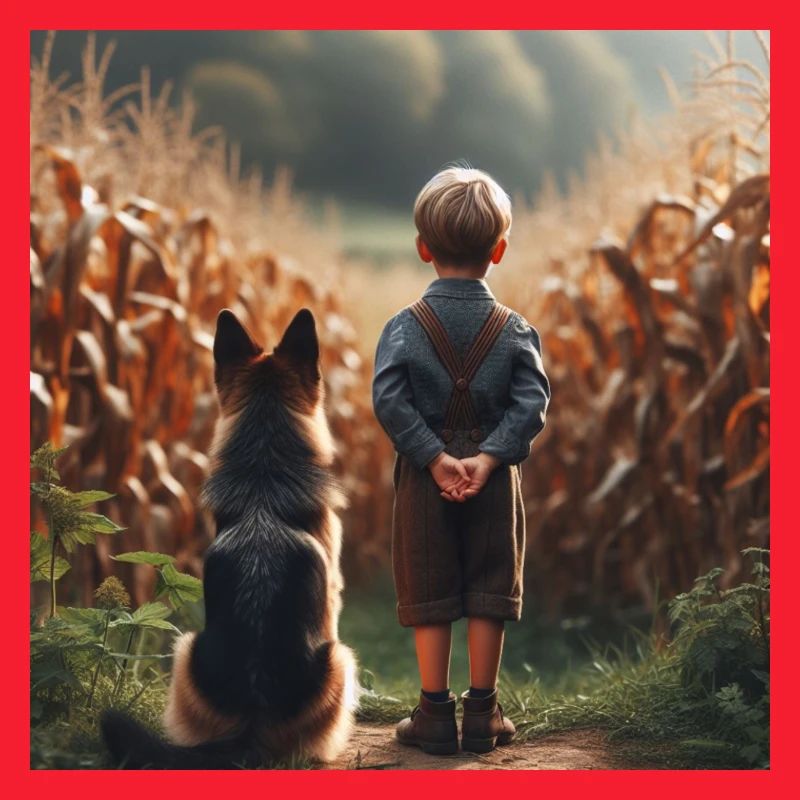 Deutscher Schäferhund Kunst