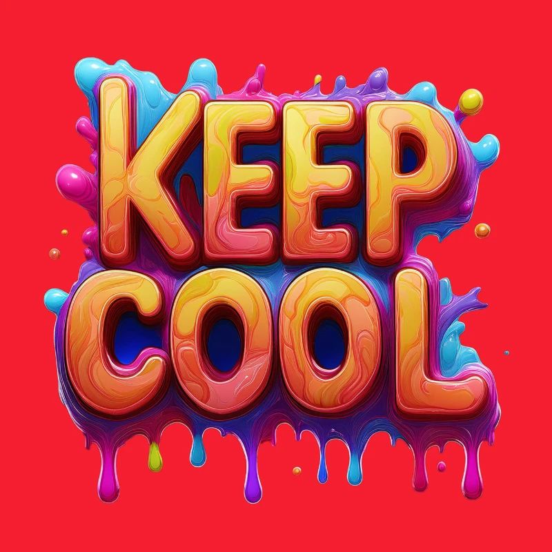 Keep cool text in 3D