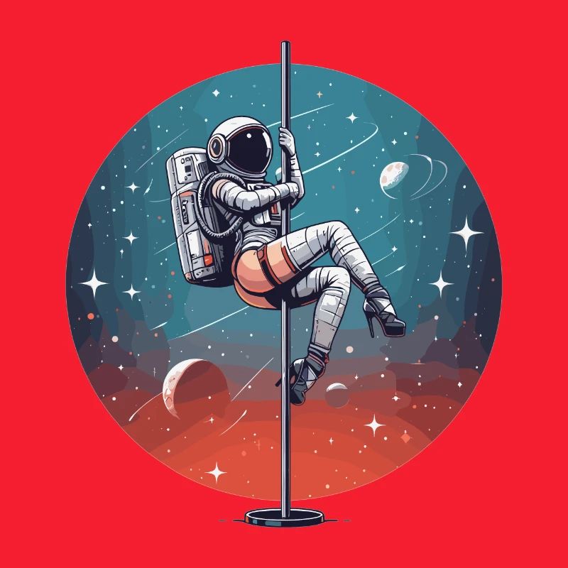 Pole Dance Astronaut Pole Dance Gift