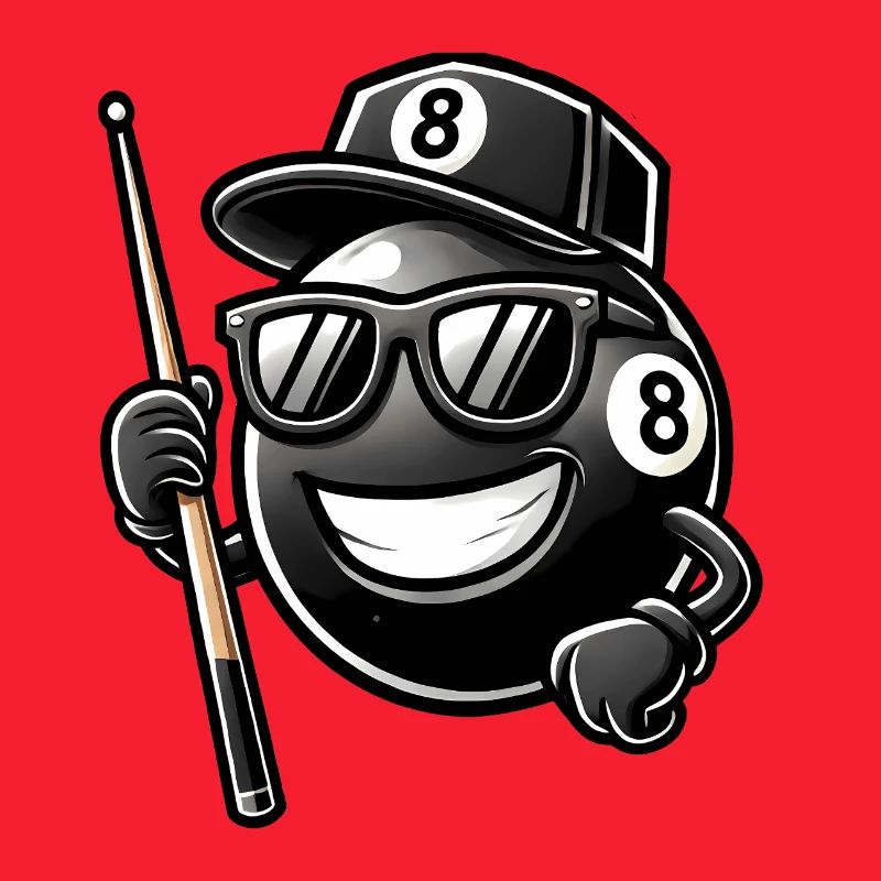 Cooles Billard 8-Ball Design