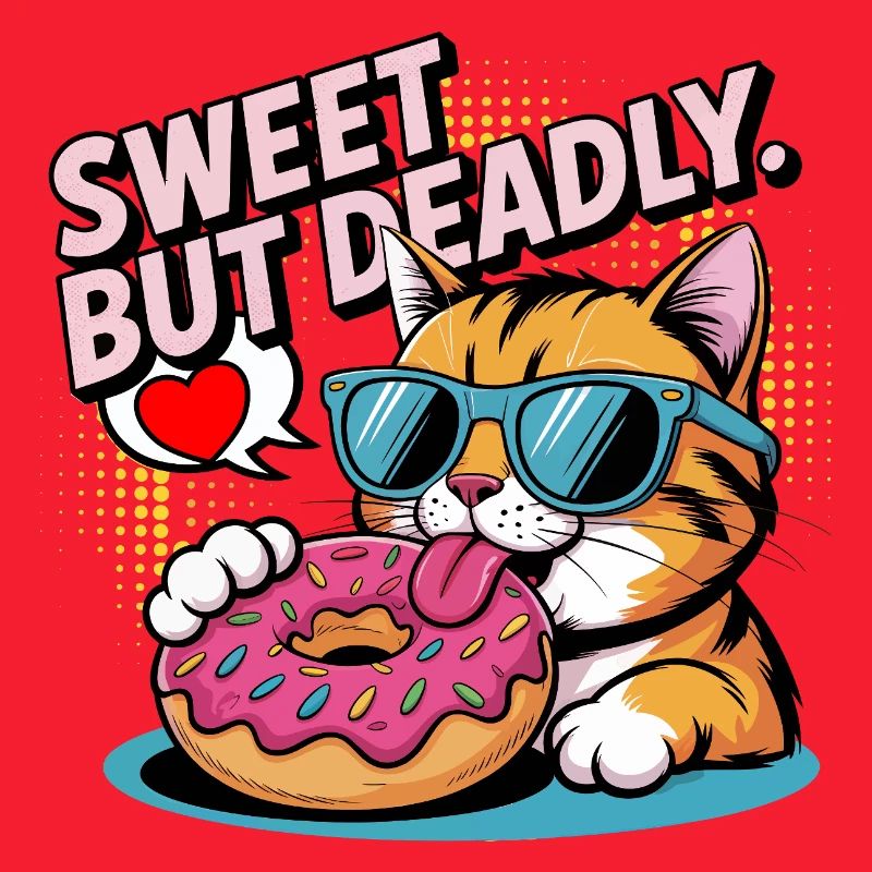 Conception de beignets pour chat doux mais mortel