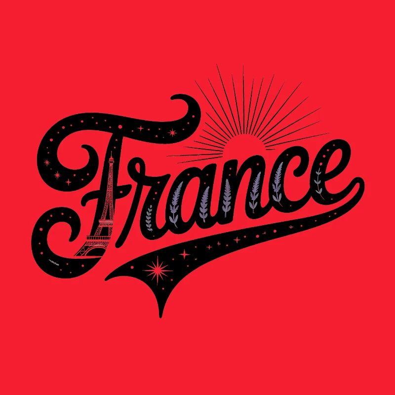 Frankreich - Souvenir-Design